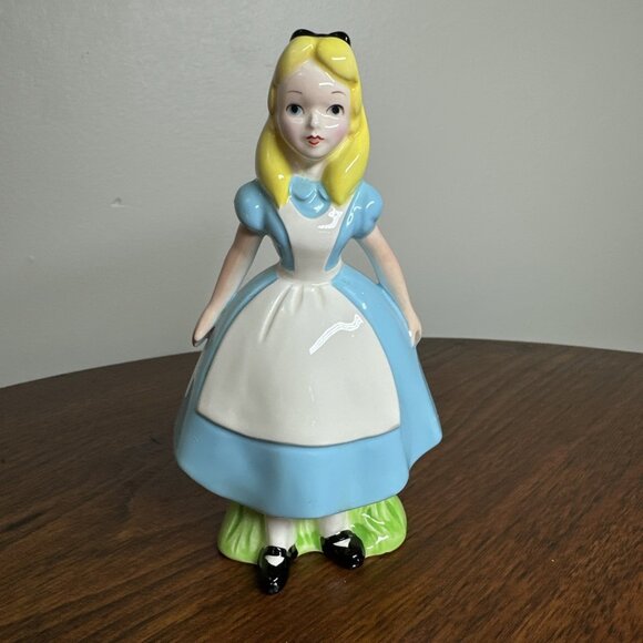 Vintage Walt Disney Productions Alice In Wonderland 6” Ceramic Figurine (Japan) - Picture 1 of 6